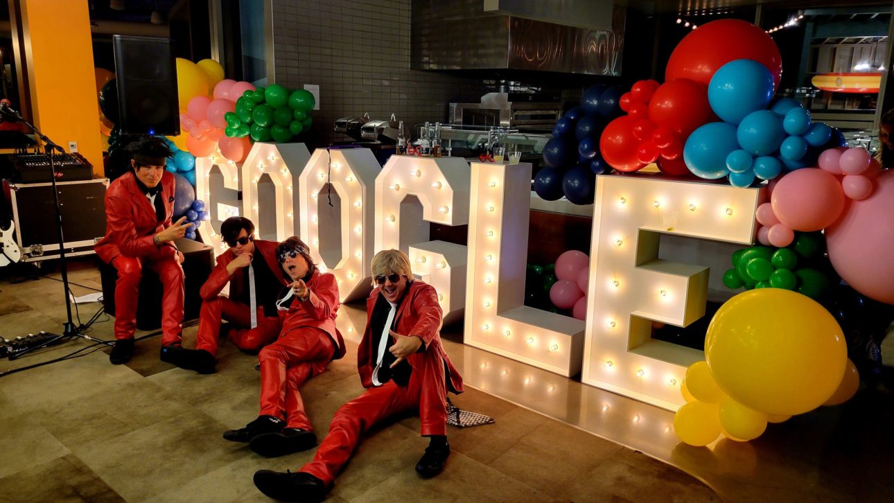 Google Holiday Party Irvine Flashback Heart Attack 80s bands Corporate Events